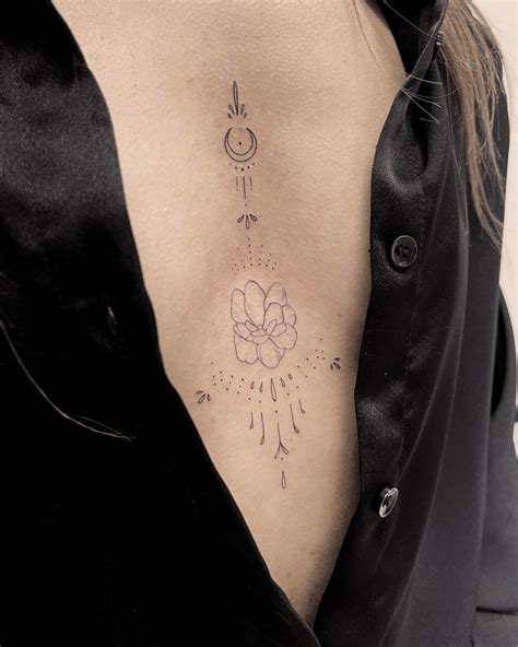 simple under breast tattoo designs|30 Best Under Boob Tattoo Ideas You Should Check